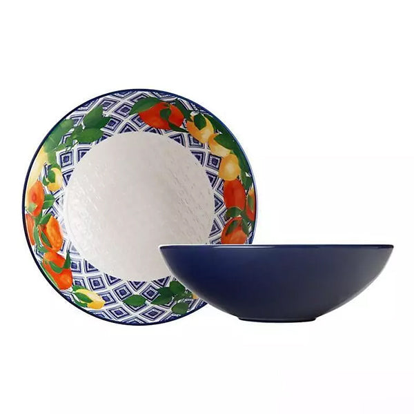 Coppa rotonda in ceramica decorata Maxwell&Williams POSITANO
