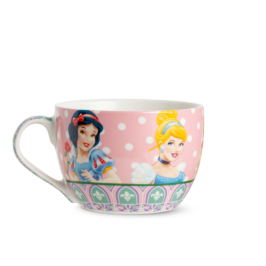 Tazza Colazione in porcellana decorata Principesse DISNEY TALES Egan
