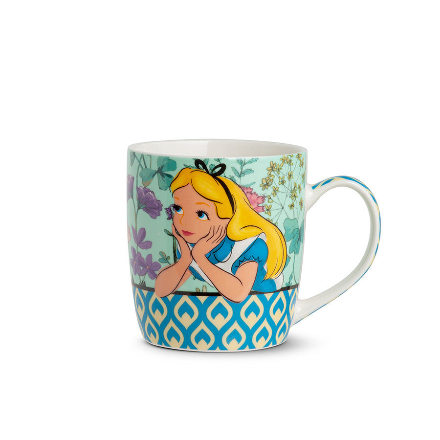 Tazza Mug in porcellana decorata Alice DISNEY TALES Egan