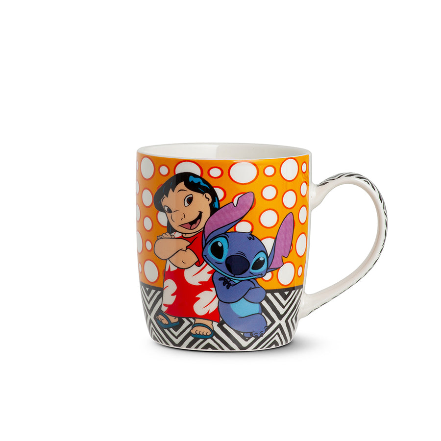 Tazza Mug in porcellana decorata Lilo & Stitch DISNEY TALES Egan