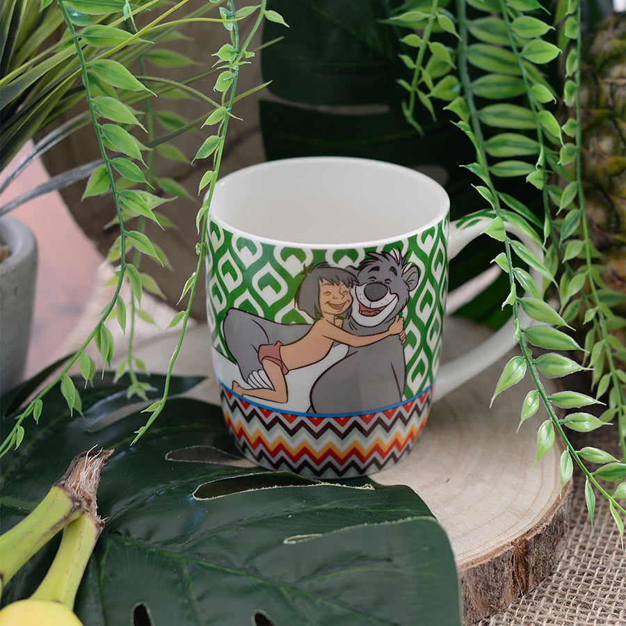 Tazza Mug in porcellana decorata Libro della Giungla DISNEY TALES Egan