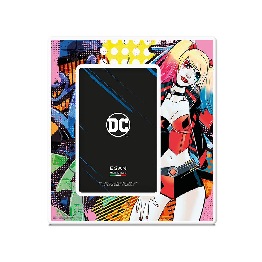 Portafoto in ceramica decorata Harley Quinn DC WARNER BROS Egan