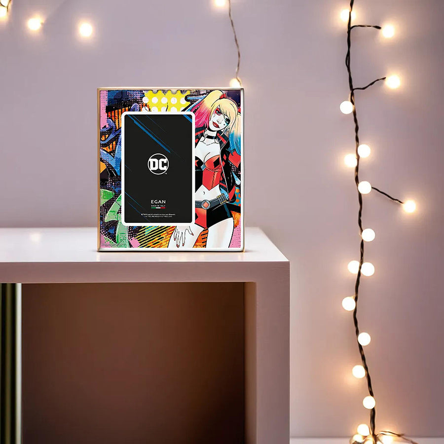 Portafoto in ceramica decorata Harley Quinn DC WARNER BROS Egan