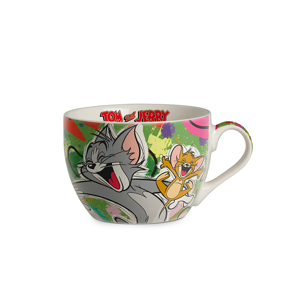 Tazza Colazione in porcellana decorata Tom & Jerry WARNER BROS Egan