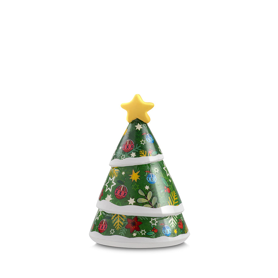 Campanella in ceramica decorata smaltata NATALE Egan