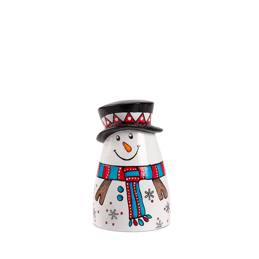 Campanella in ceramica decorata smaltata NATALE Egan