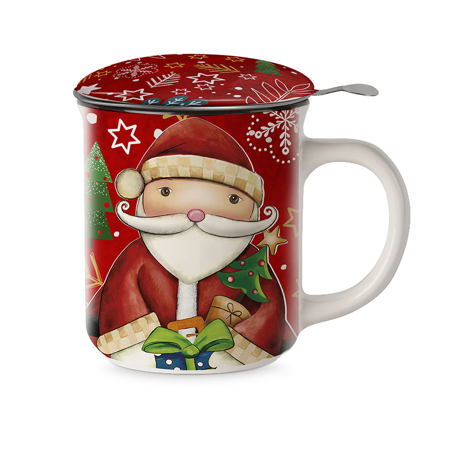 Tazza Tisana in porcellana decorata Egan NATALE