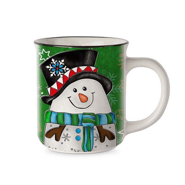 Tazza Mug in porcellana decorata NATALE Egan