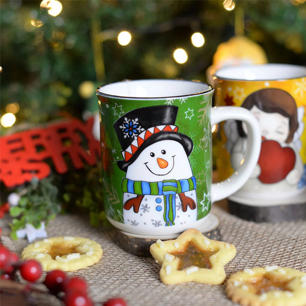 Tazza Mug in porcellana decorata NATALE Egan
