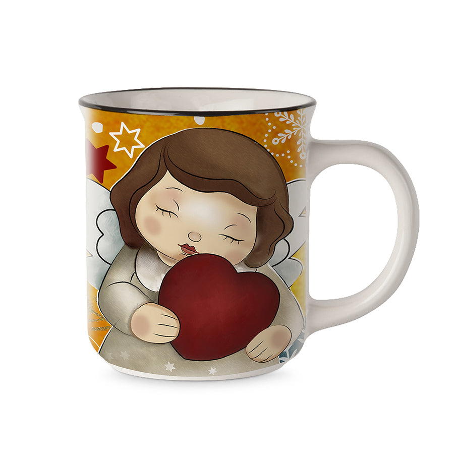Tazza Mug in porcellana decorata NATALE Egan