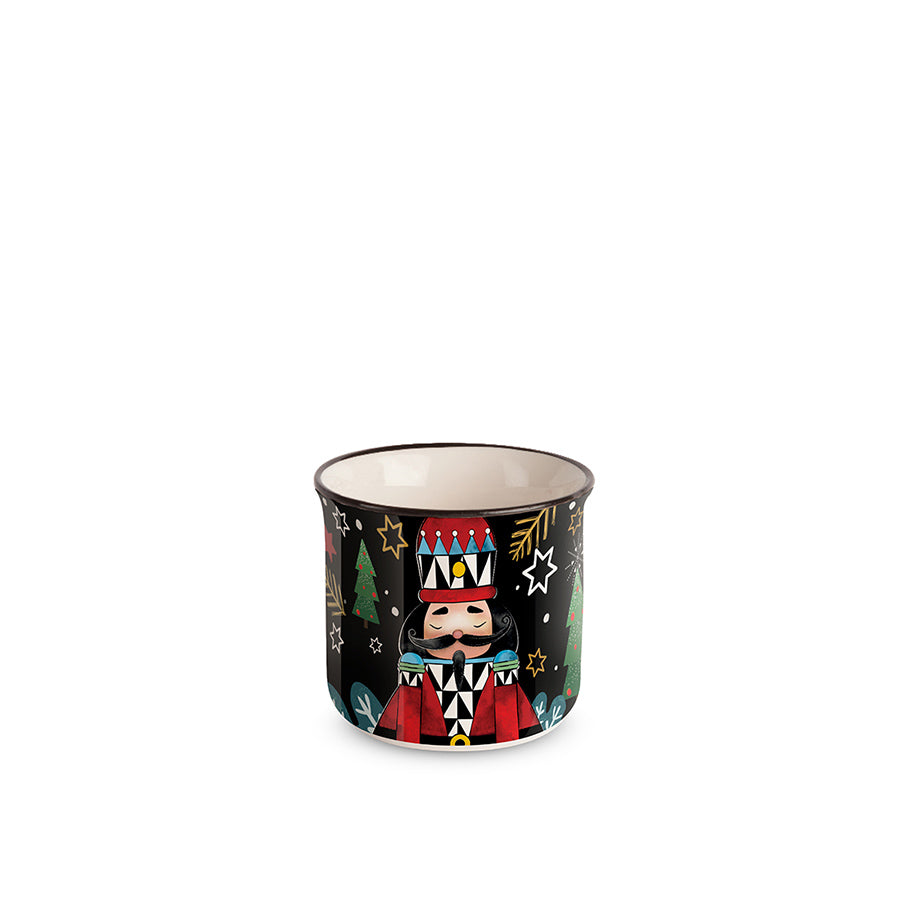 Bicchierino caffè in porcellana decorata NATALE Egan