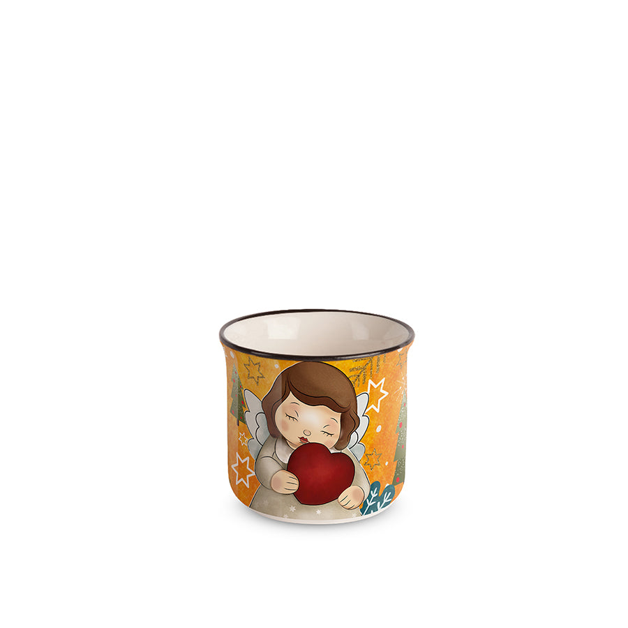 Bicchierino caffè in porcellana decorata NATALE Egan