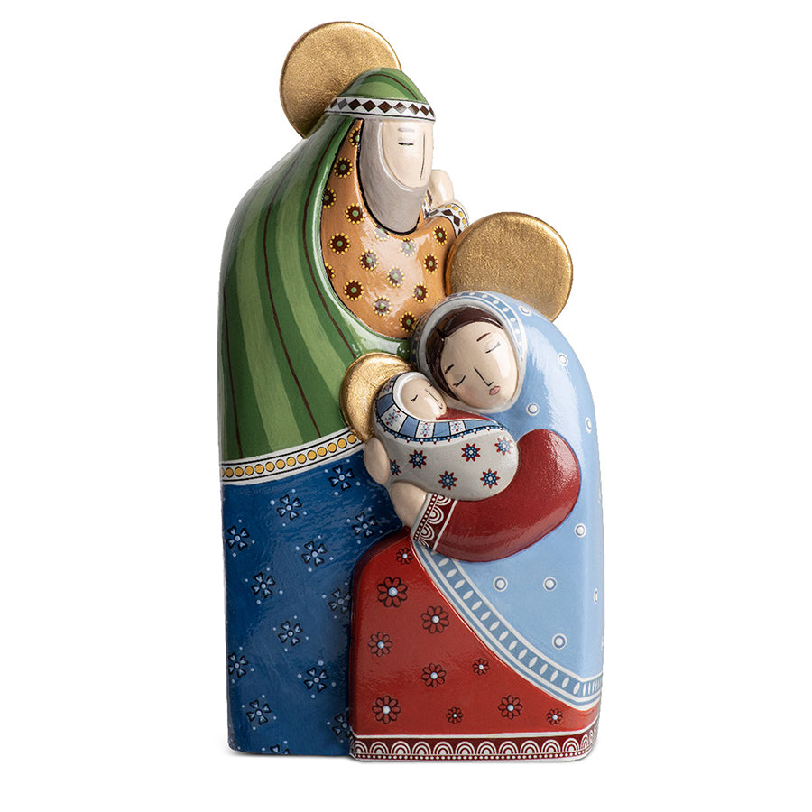 Presepe Natività in ceramica decorata NATALE Egan