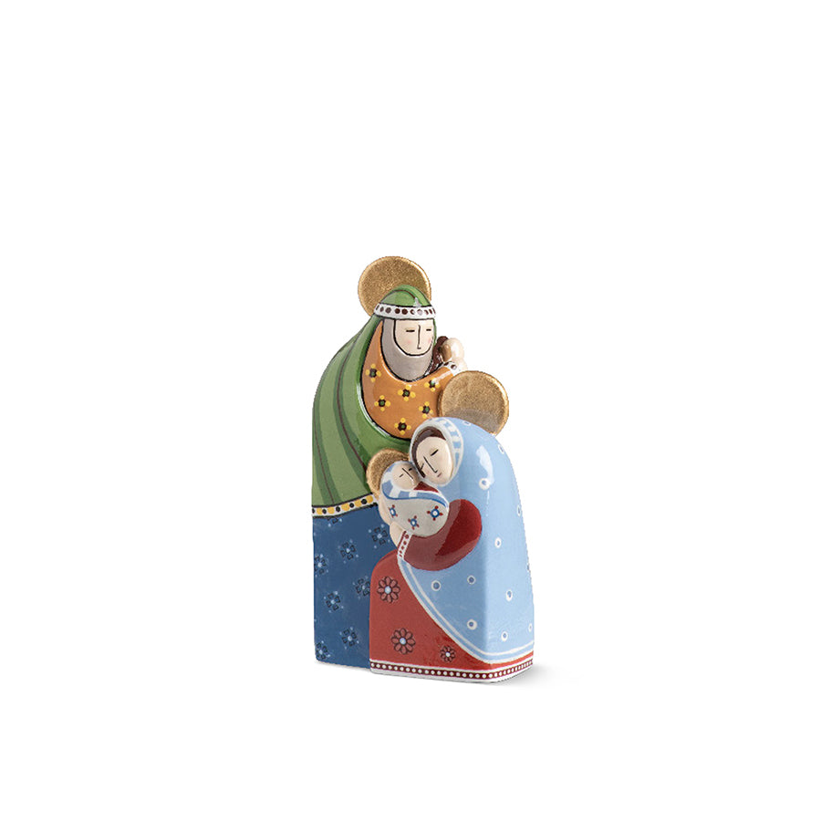 Presepe Natività in ceramica decorata NATALE Egan