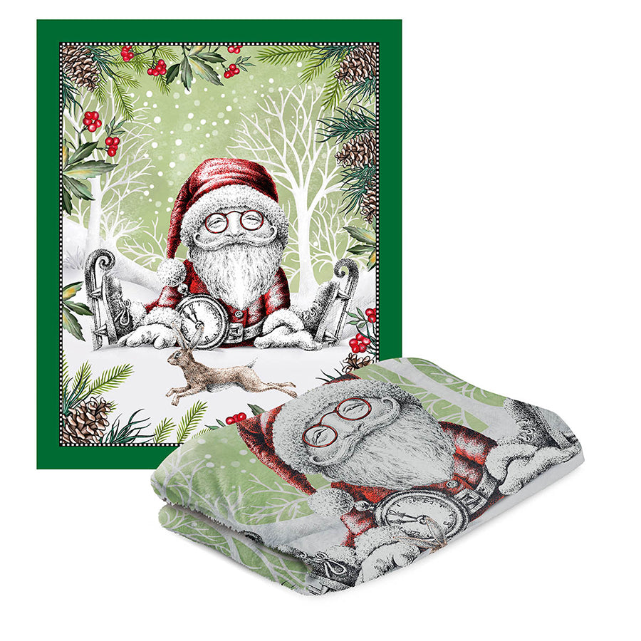 Plaid rettangolare in poliestere NATALE Egan