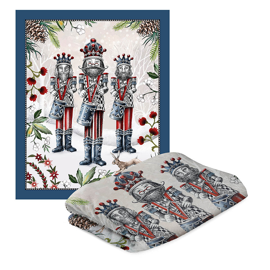 Plaid rettangolare in poliestere NATALE Egan