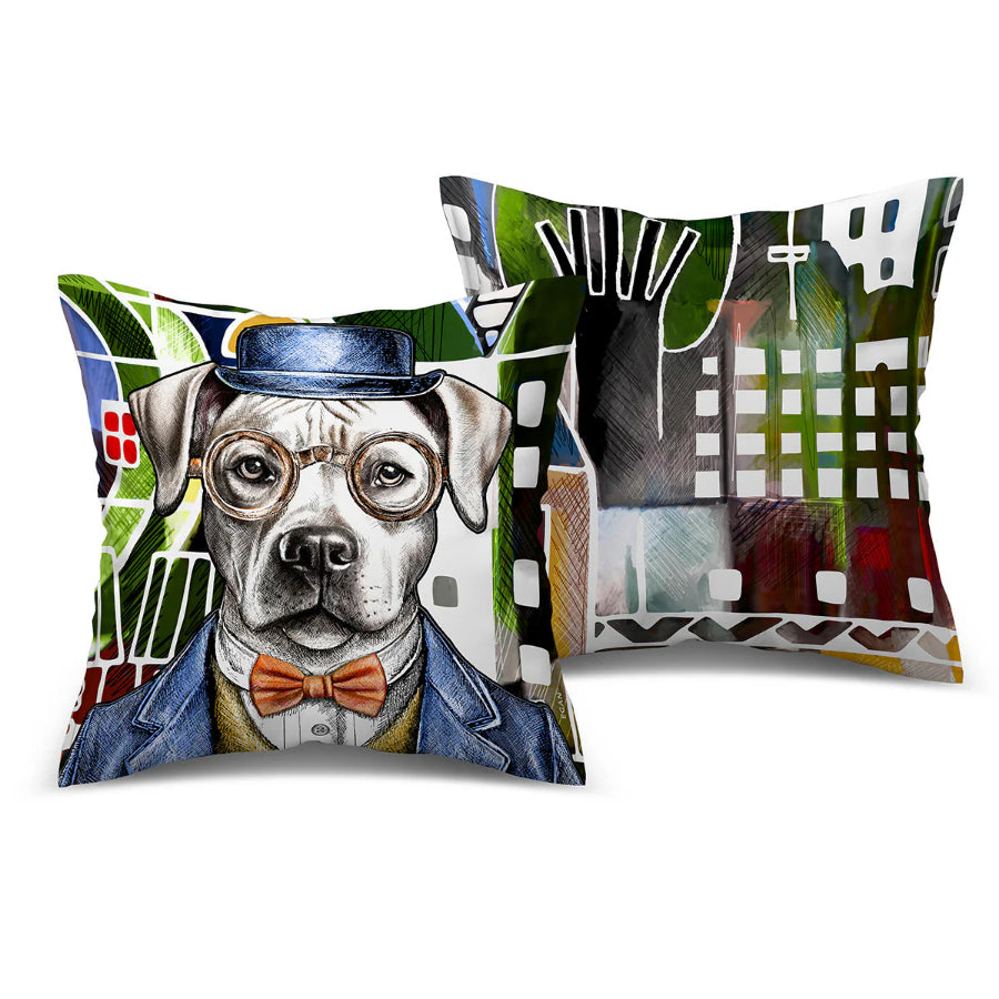 Cuscino in poliestere stampato Cane FRIENDSHIP "HUMAN ESSENCE" Egan
