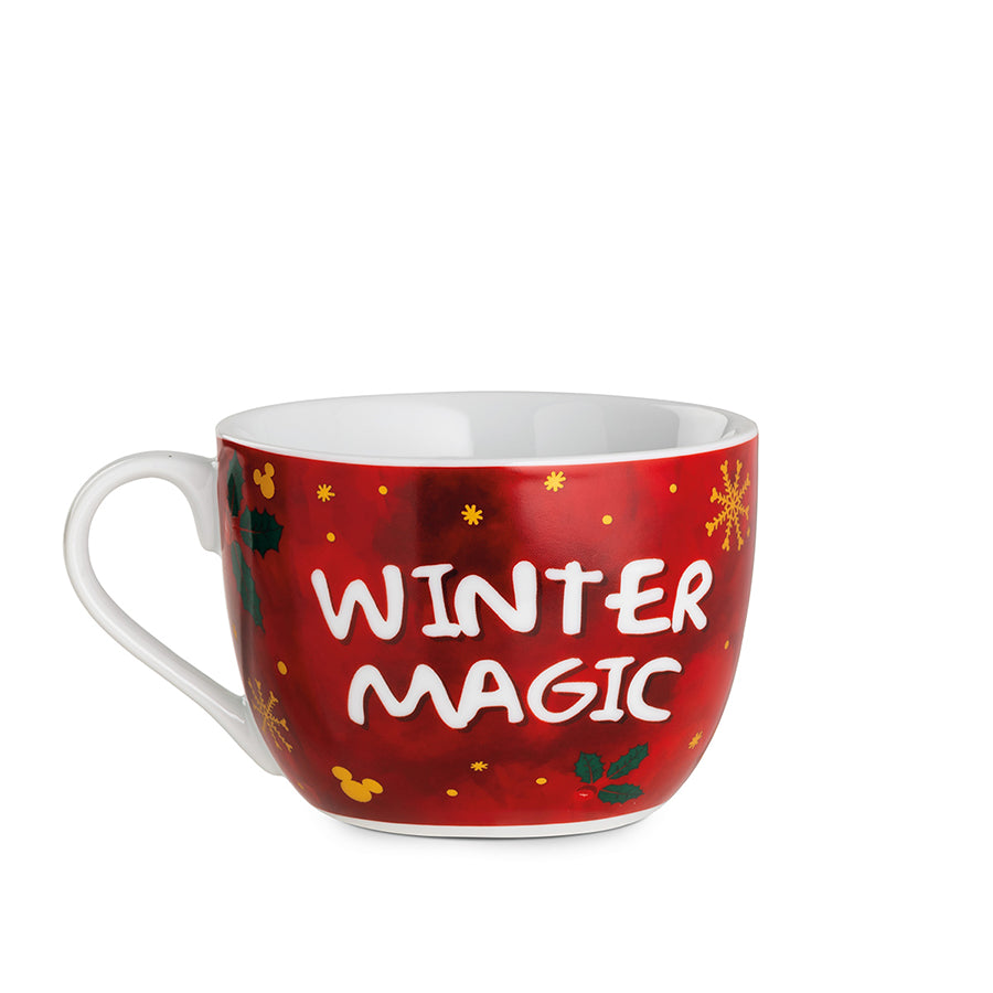 Tazza Colazione in porcellana decorata Mickey Mouse WINTER MAGIC Disney Egan