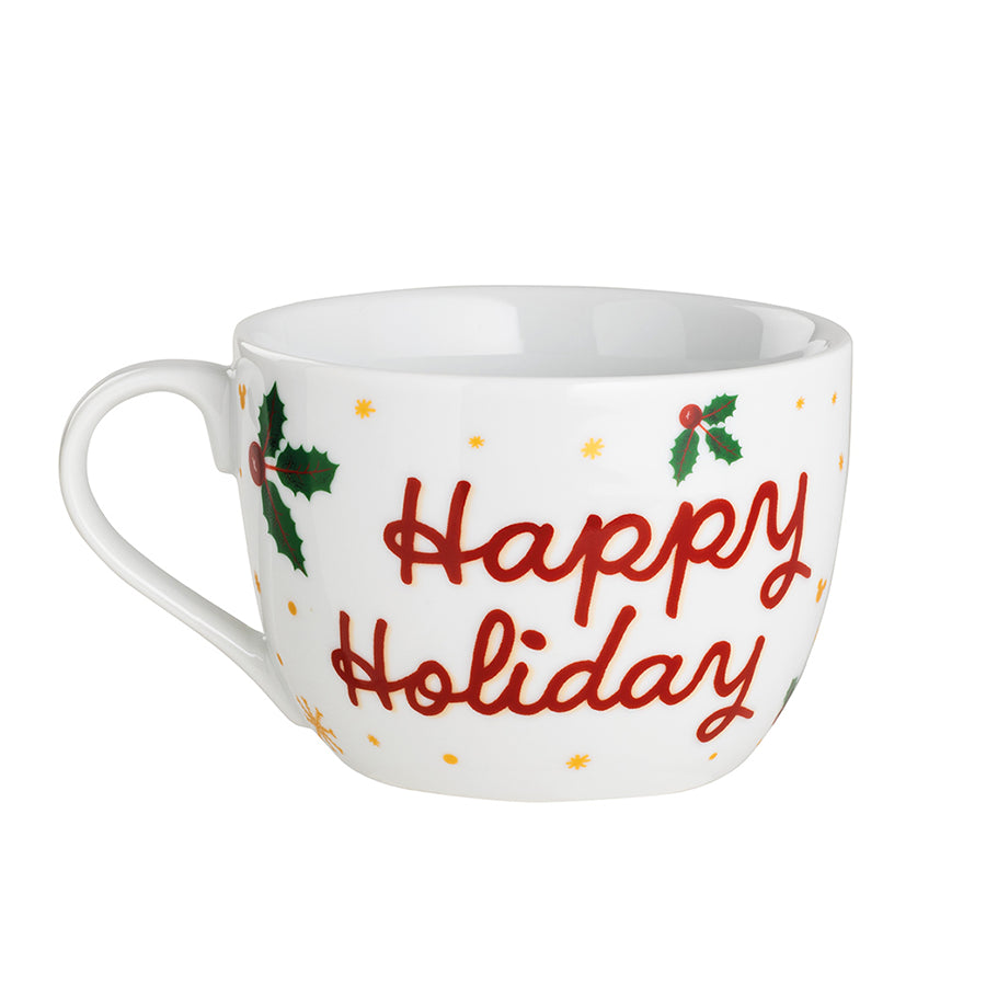 Tazza Colazione in porcellana decorata Daisy Duck WINTER MAGIC Disney Egan