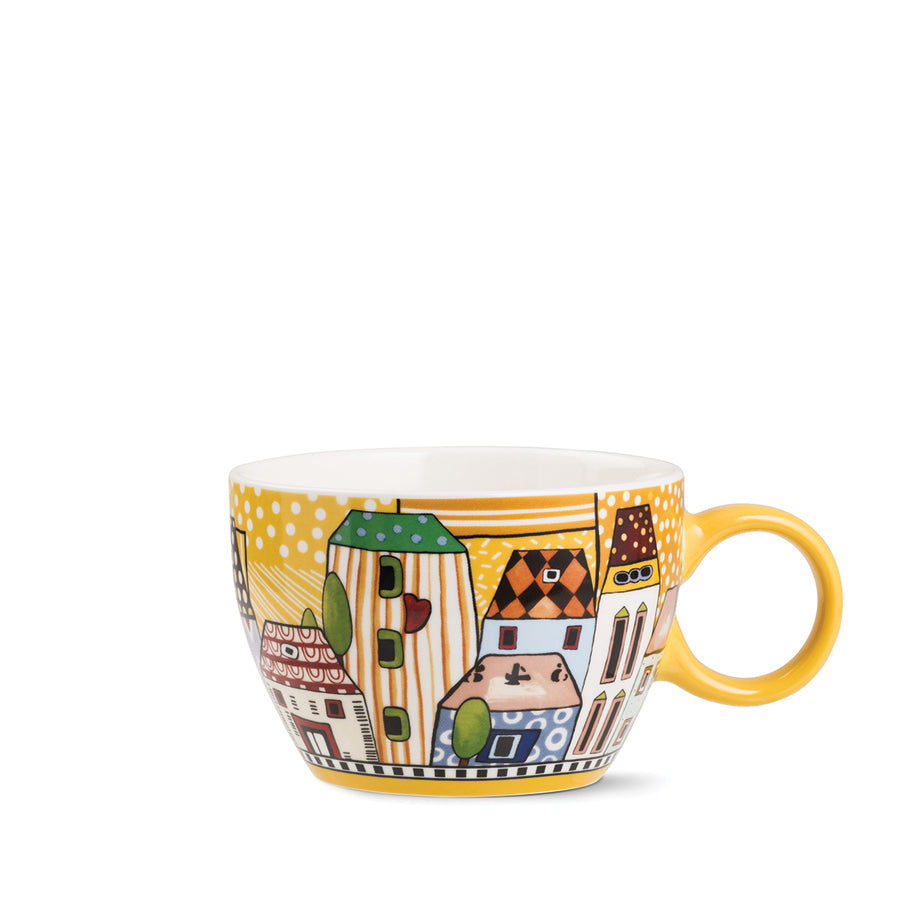 Tazza Colazione in porcellana decorata PAESE MIO Egan