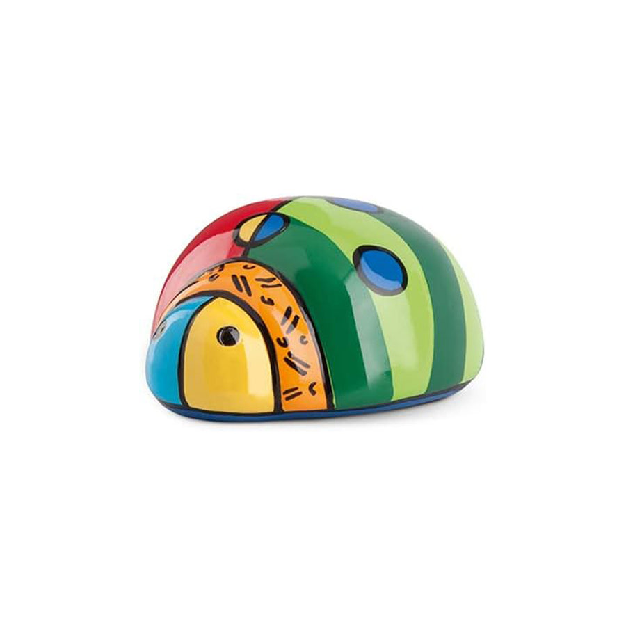 Statuetta in ceramica decorata smaltata COCCINELLA BRITTO Egan