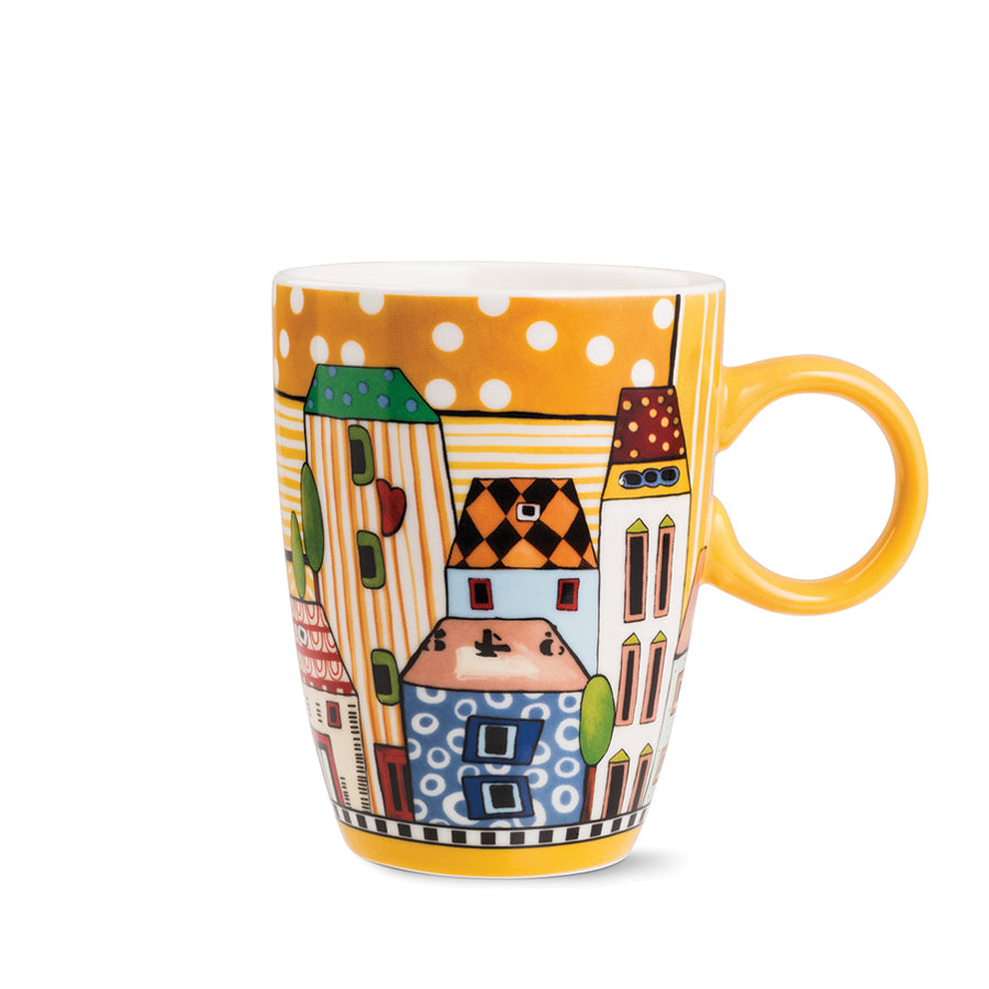 Tazza Mug in porcellana decorata PAESE MIO Egan