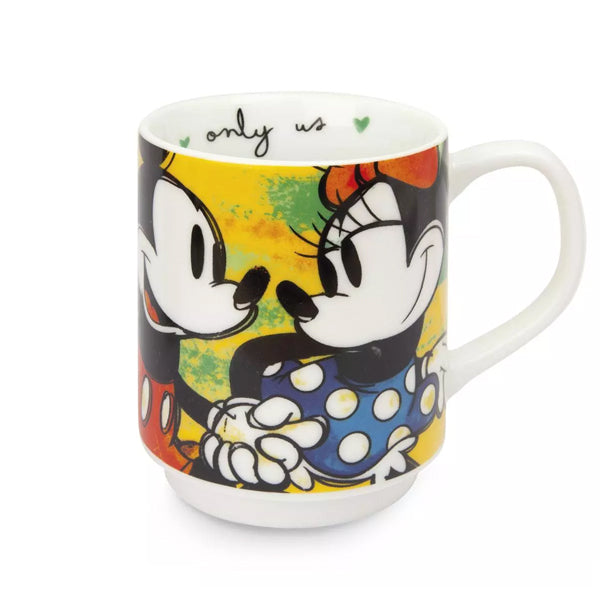 Tazza mug impilabile in porcellana decorata Egan LOVE SWEET LOVE