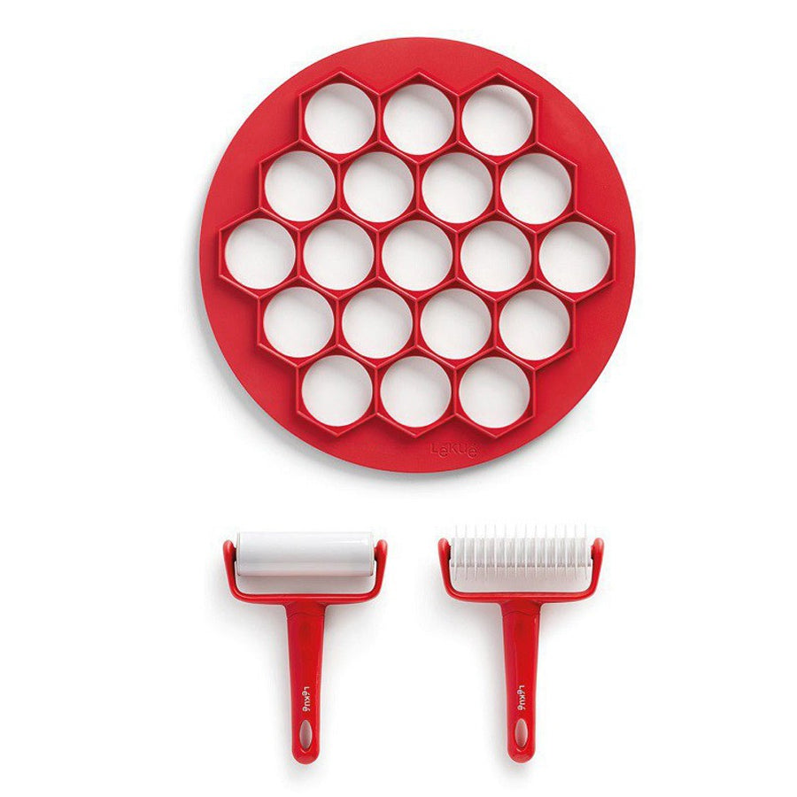 Set 3pz tagliasfoglie in materiale plastico Lekuè FINGERFOOD