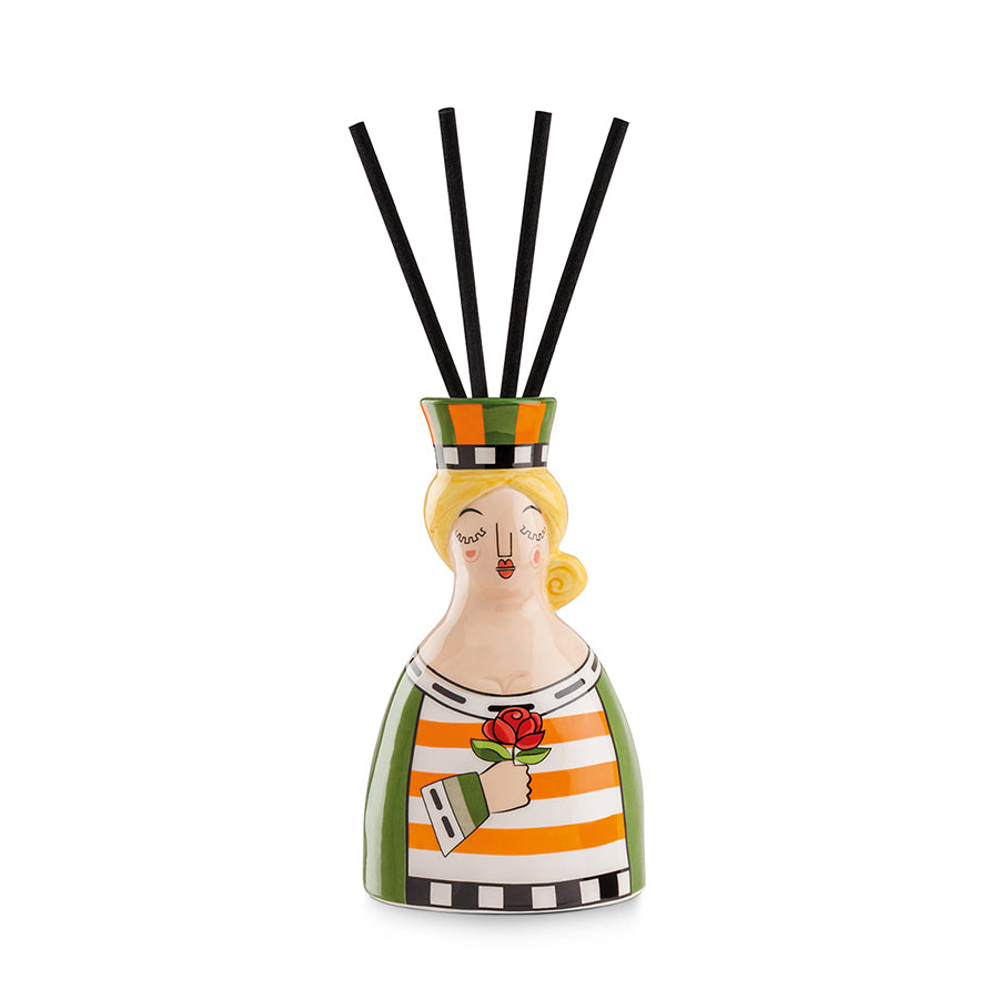Profumatore/candeliere in ceramica decorata I GIRGENTI Egan