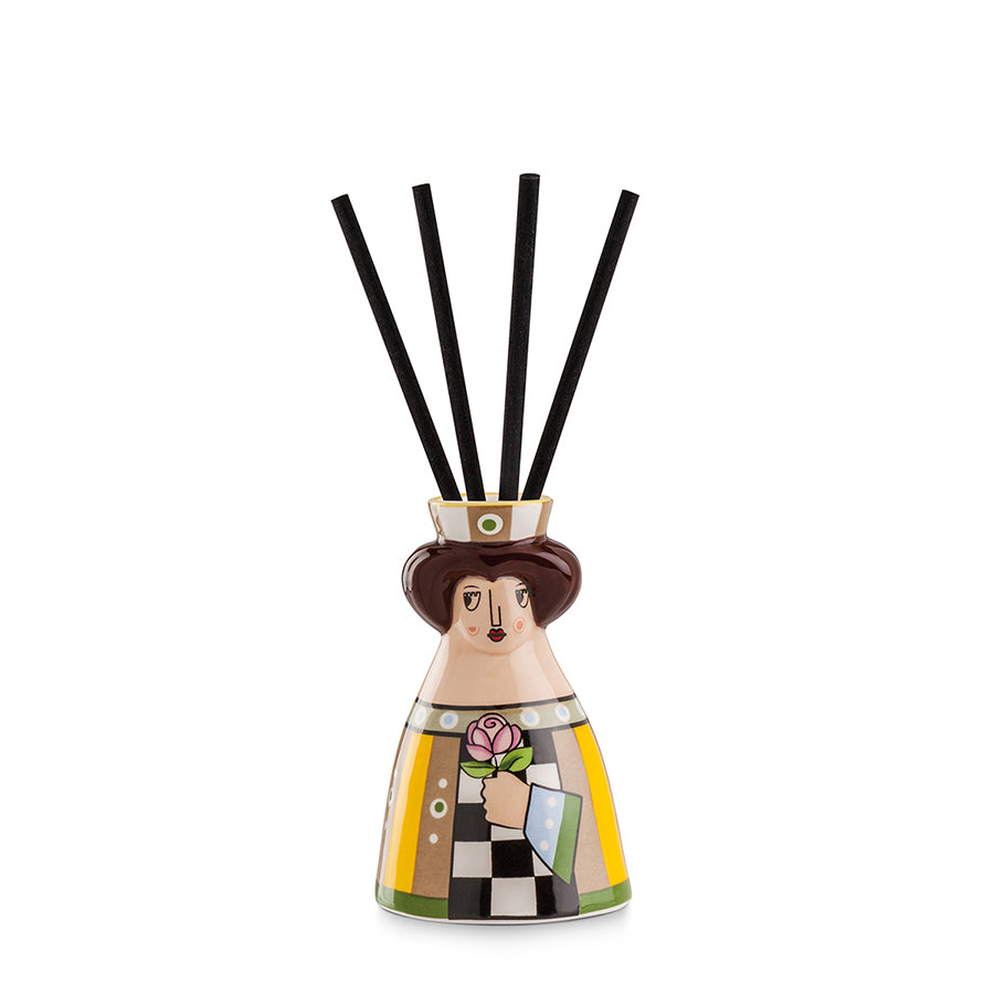 Profumatore/candeliere in ceramica decorata I GIRGENTI Egan