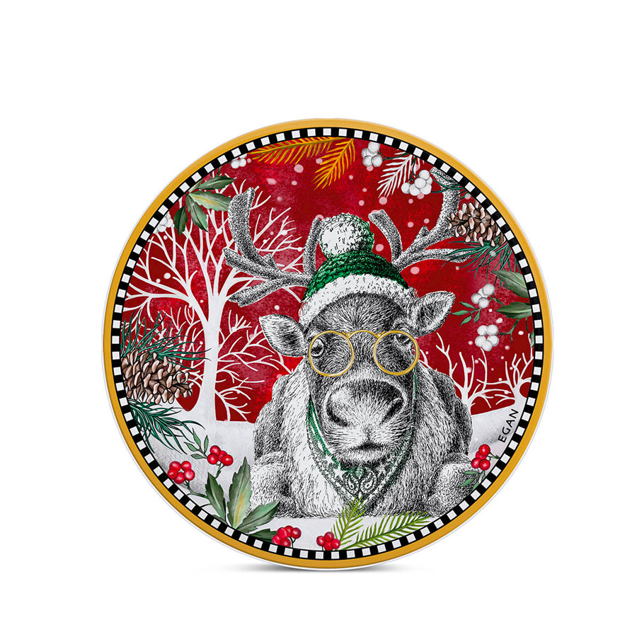 Sottopentola in ceramica decorata NATALE Egan