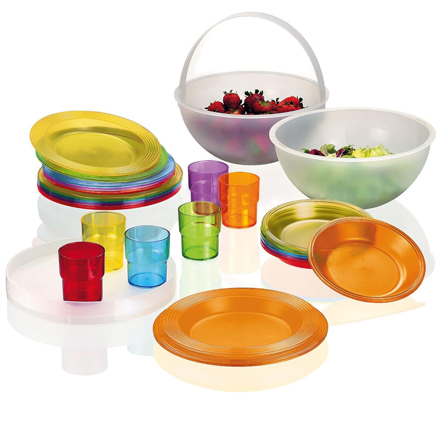 Set pic nic 28pz in materiale plastico Guzzini PIC BOWL
