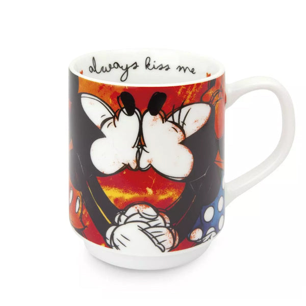 Tazza mug impilabile in porcellana decorata Egan LOVE SWEET LOVE