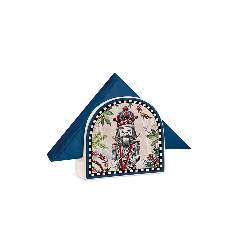 Porta tovaglioli ceramica decorata NATALE Egan