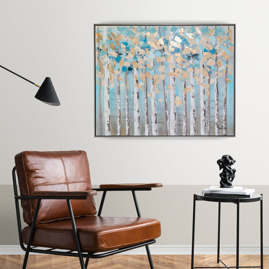 Quadro in tela con cornice in legno BETULLA LIGHGT Fantin Argenti