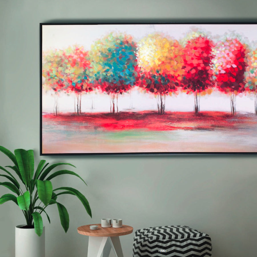 Quadro in tela con cornice in legno NATURA E COLORI Fantin Argenti