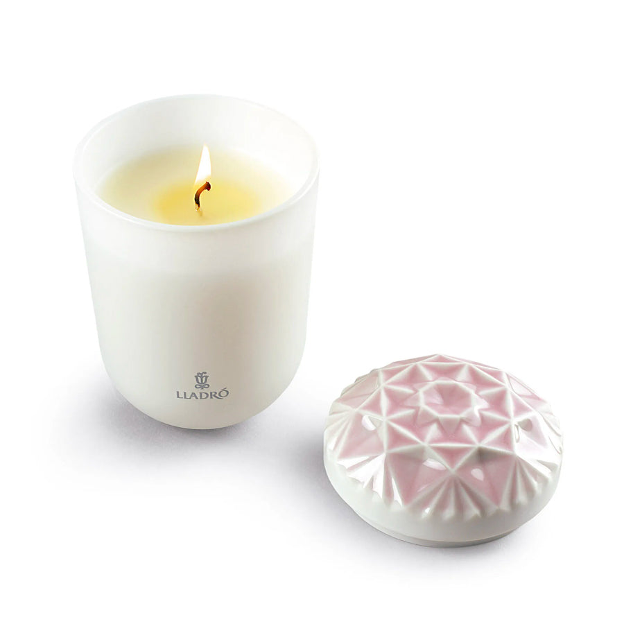 Candela profumata con coperchio in porcellana I Love You Mom ECHOES OF NATURE Lladrò
