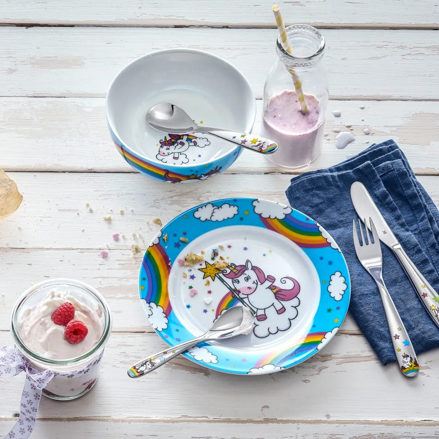 Set Posate Per Bambini 4pz in acciaio STEINBECK UNICORNO WMF