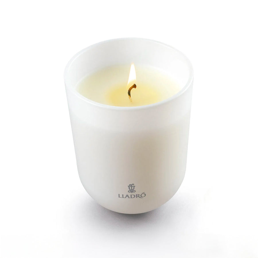 Candela profumata con coperchio in porcellana Tropical Blossoms ECHOES OF NATURE Lladrò