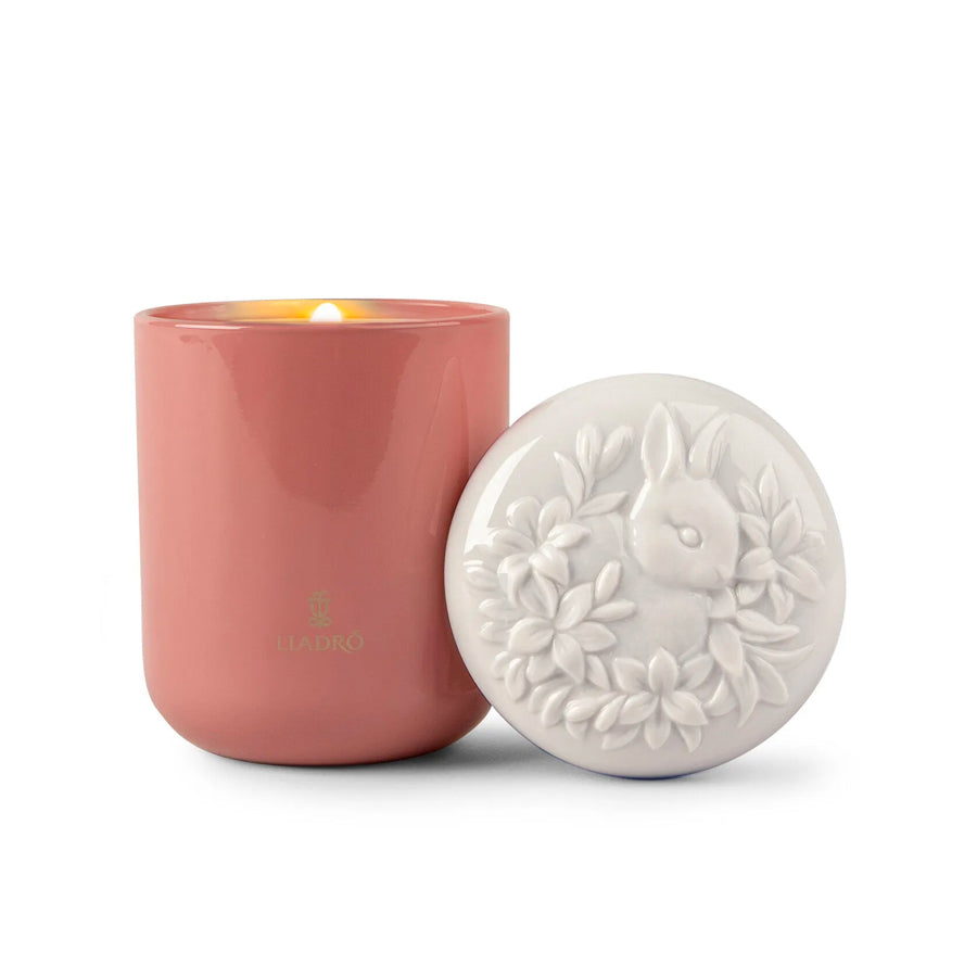 Candela profumata con coperchio in porcellana Coniglio-Sweet Memories ZODIACO CINESE Lladrò