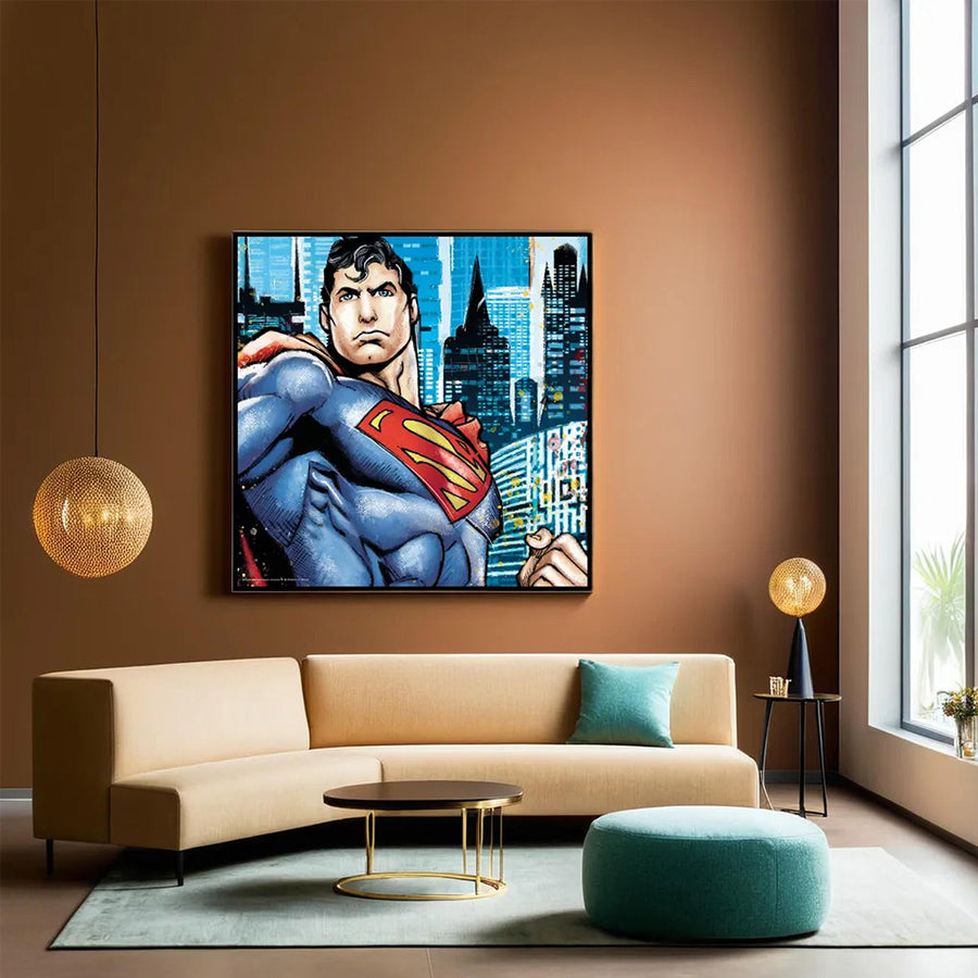 Quadro in tela decorata Superman DC WARNER BROS Egan