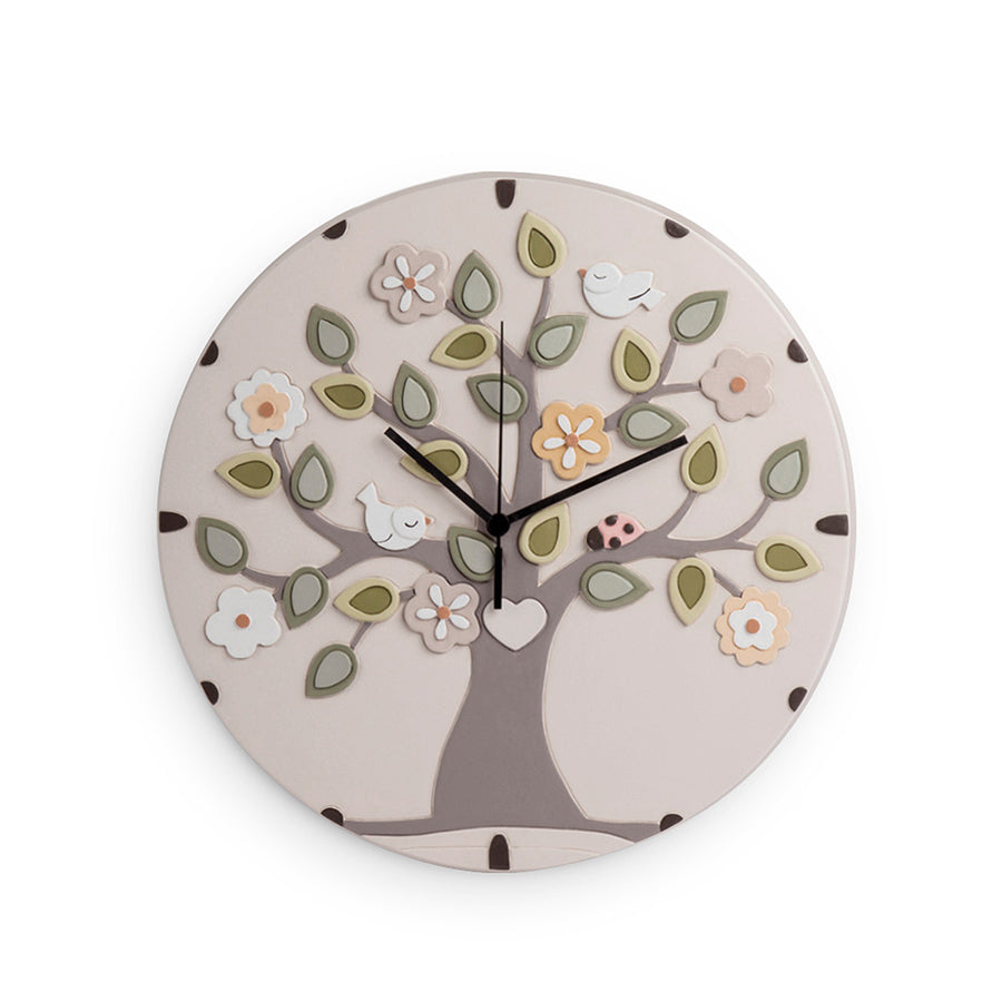 Orologio da parete in ceramica decorata L' ALBERO DELLA VITA Egan