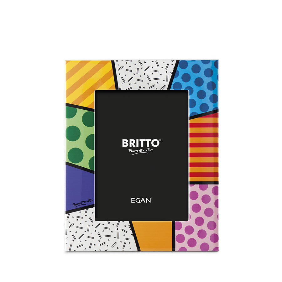 Portafoto in legno decorato Egan BRITTO ICON