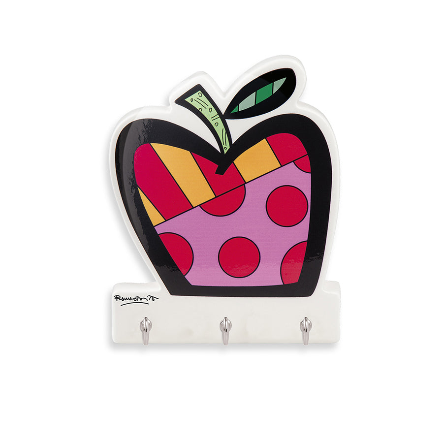Appendichiavi in ceramica decorata e metallo Egan BRITTO ICON