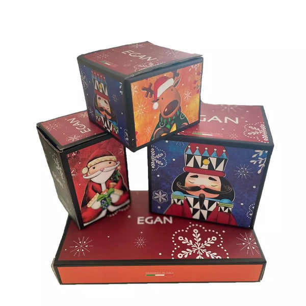 Campanella in ceramica decorata smaltata NATALE Egan
