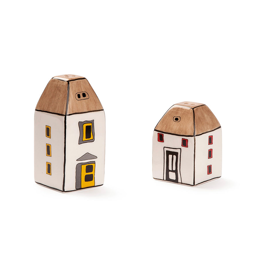 Sale e pepe in ceramica decorata LE CASETTE Egan