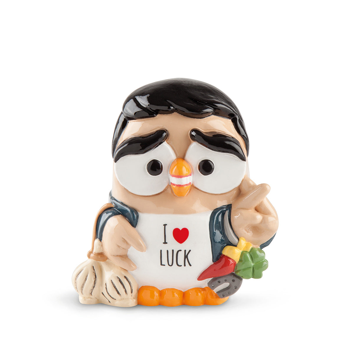 Salvadanaio Goofi in ceramica decorata a mano I LOVE GOOFI Egan