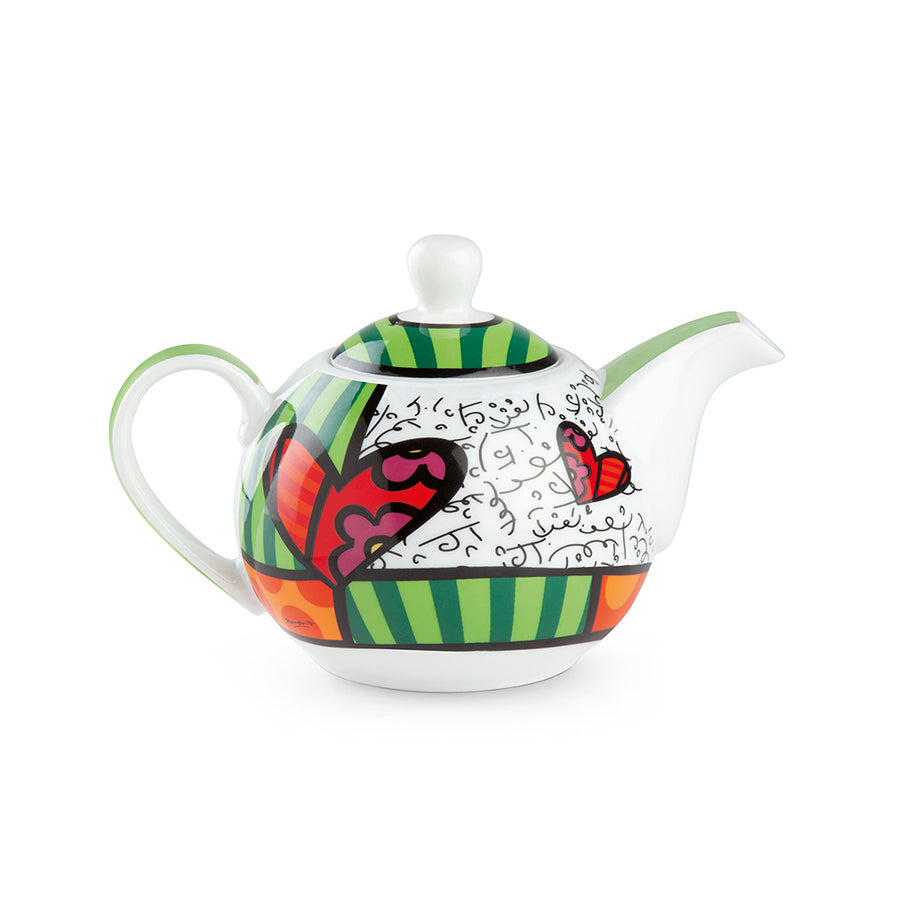 Teiera in porcellana decorata Egan BRITTO ICON