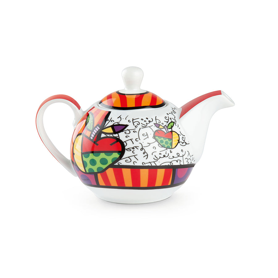 Teiera in porcellana decorata Egan BRITTO ICON