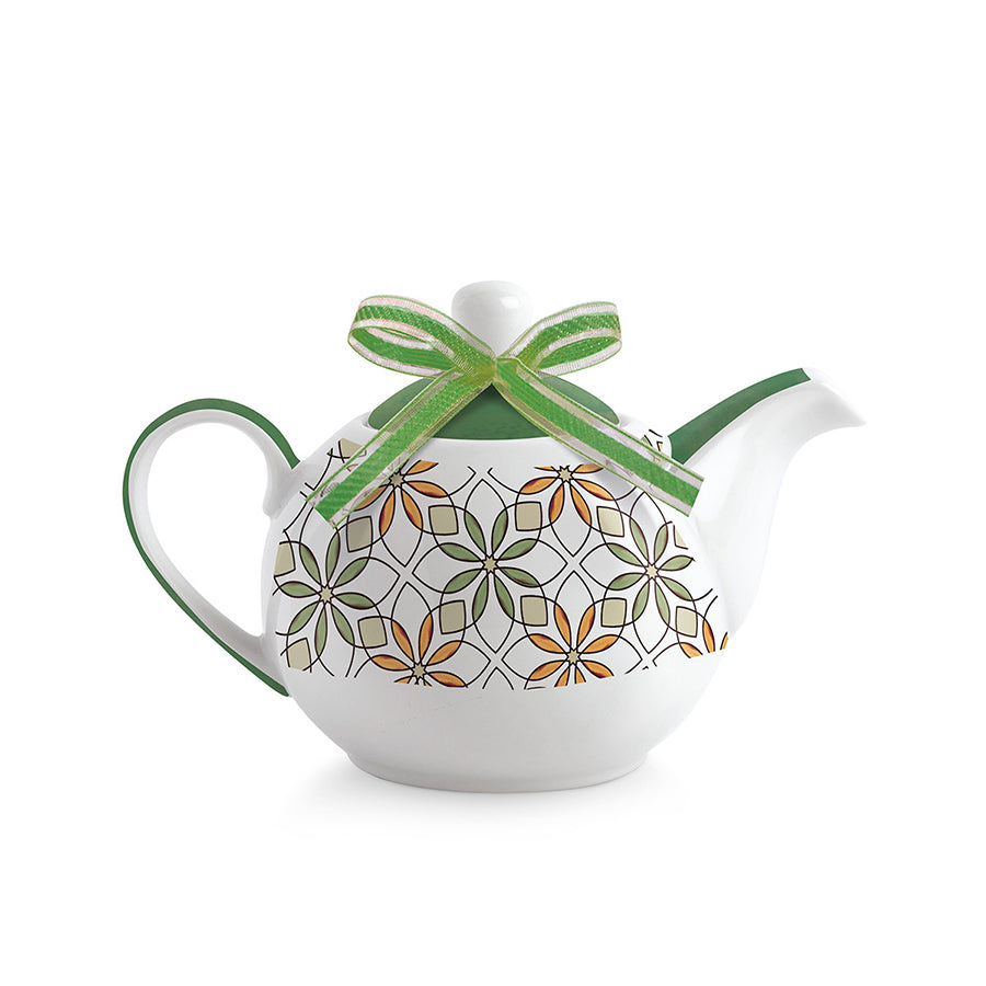 Teiera in porcellana decorata TEA FOR TWO Egan